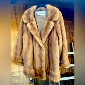 Vintage mink fur coat